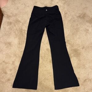 Lululemon Black Flared Yoga Pants